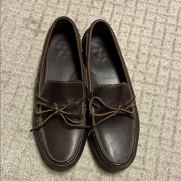 Cole Haan | Shoes | Cole Haan Brown Leather Slipon Loafers  display picture 2